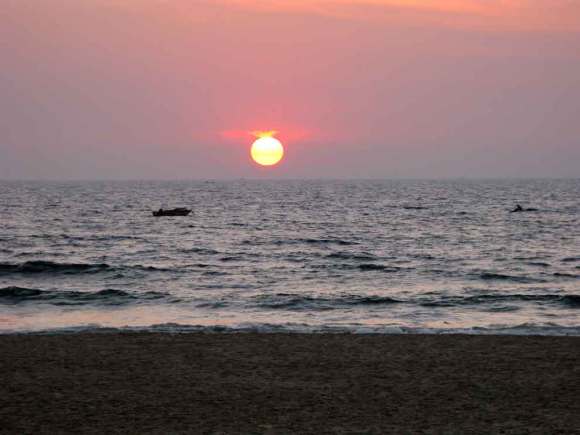 Goa Strand Sonnenuntergang