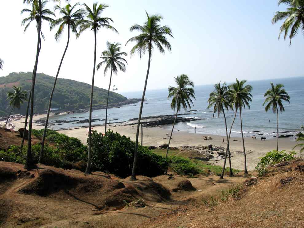 Goa: Am Strand von Vagator und Funkmodem